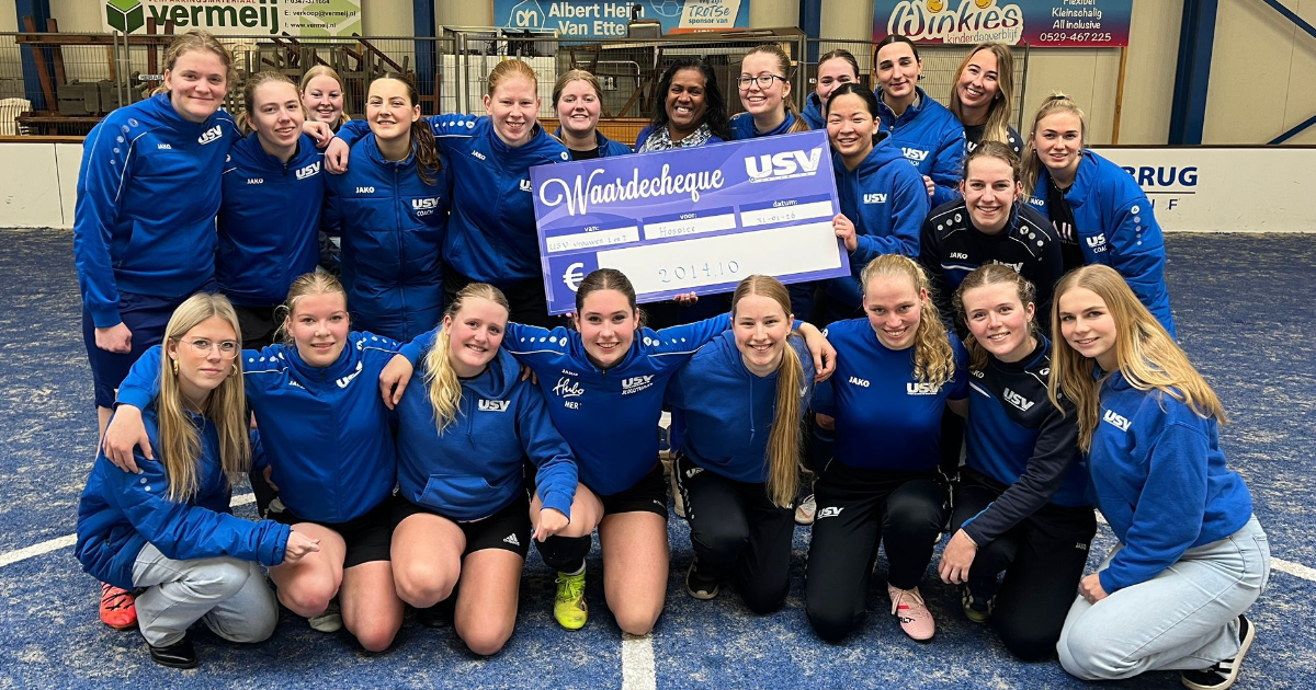 Kniepertiesactie USV: ruim 2.000 euro voor hospice