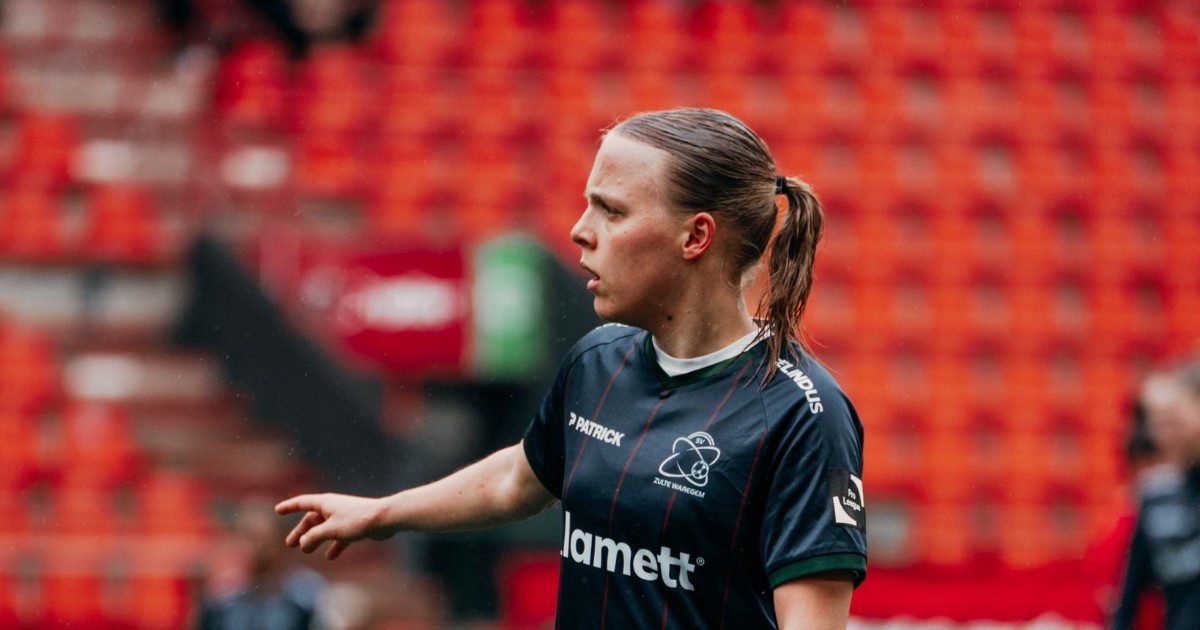 Melanie Gerrits uit Nieuwleusen speelde met Zulte Waregem in Belgische bekerfinale