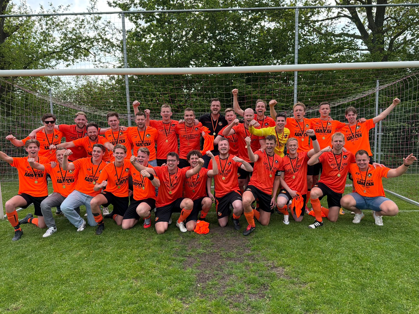 Team S.V. Nieuwleusen 4 kampioen