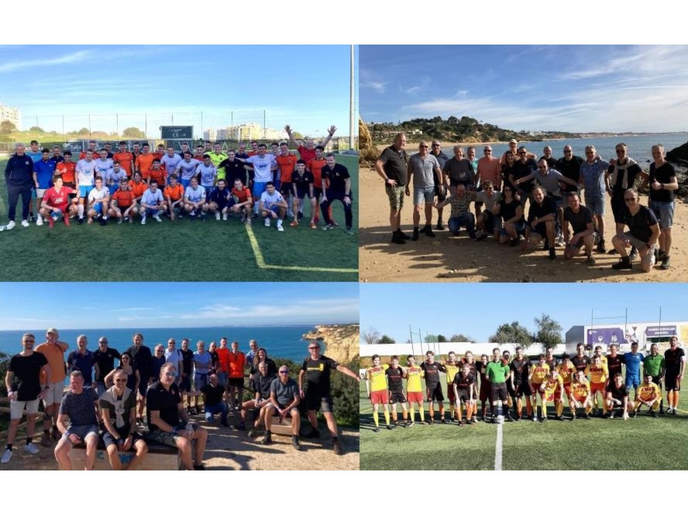 Selectie S.V. Nieuwleusen geniet in Portugal