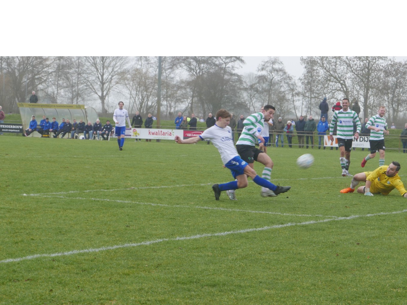 moment uit de wedstrijd. Eigen foto ASC '62.