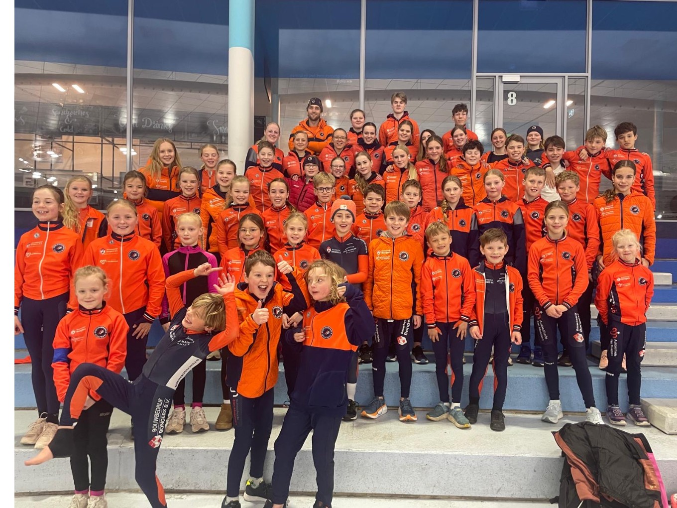 de deelnemers aan de clubwedstrijd. Bron foto: IJsclub Stokvisdennen.