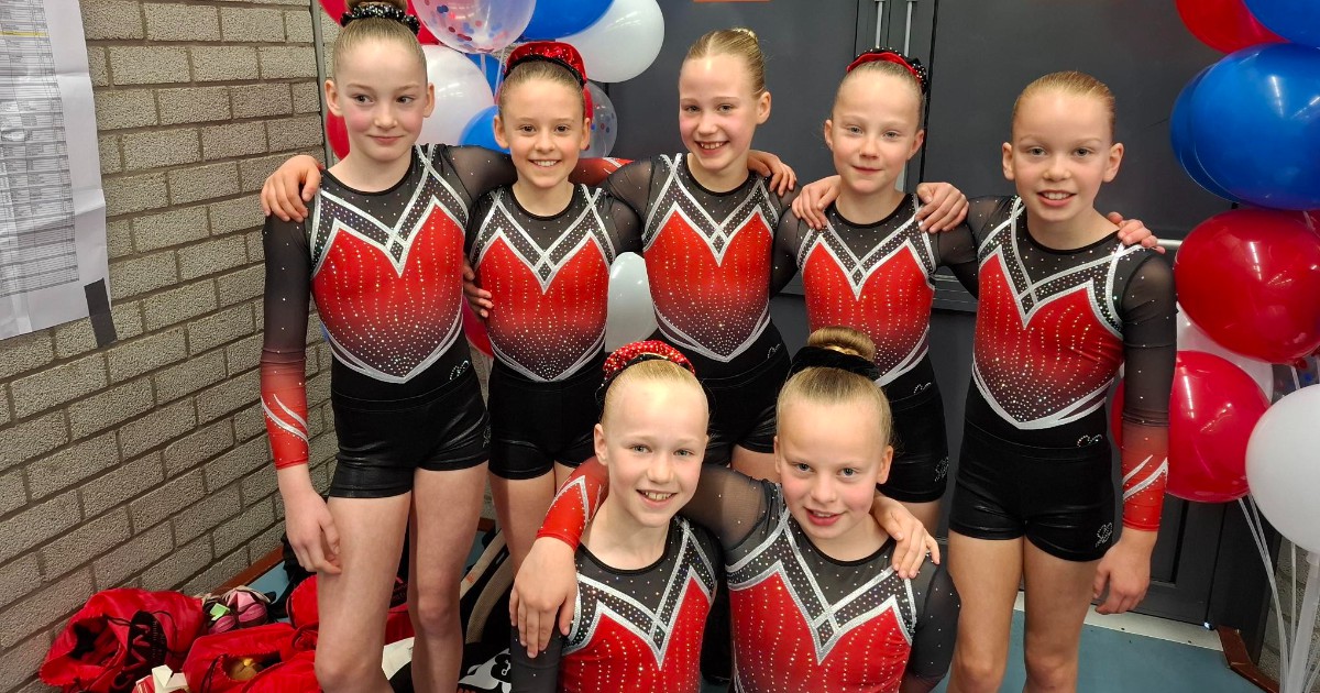 Deel turnselectie GVN Nieuwleusen plaatst zich voor NK