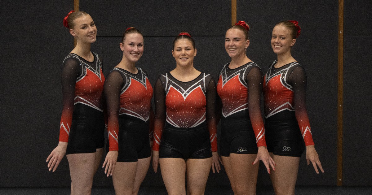 Turnselectie Gymnastiekvereniging Nieuwleusen naar NK Springen