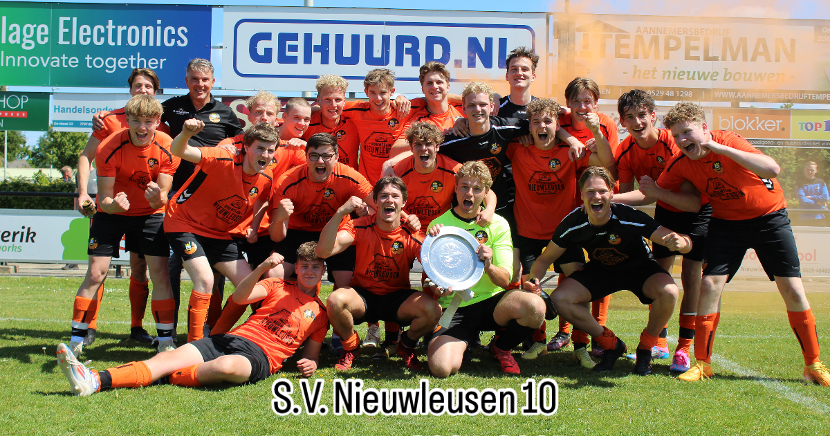 Team S.V. Nieuwleusen 10 kampioen