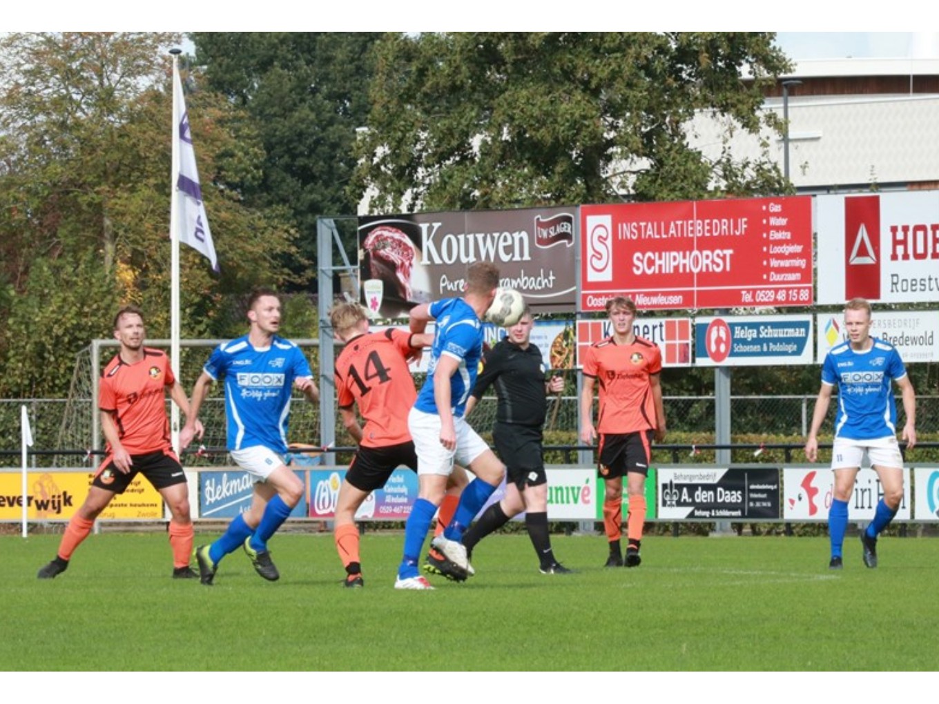 S.V. Nieuwleusen wint van koploper Hoogeveen