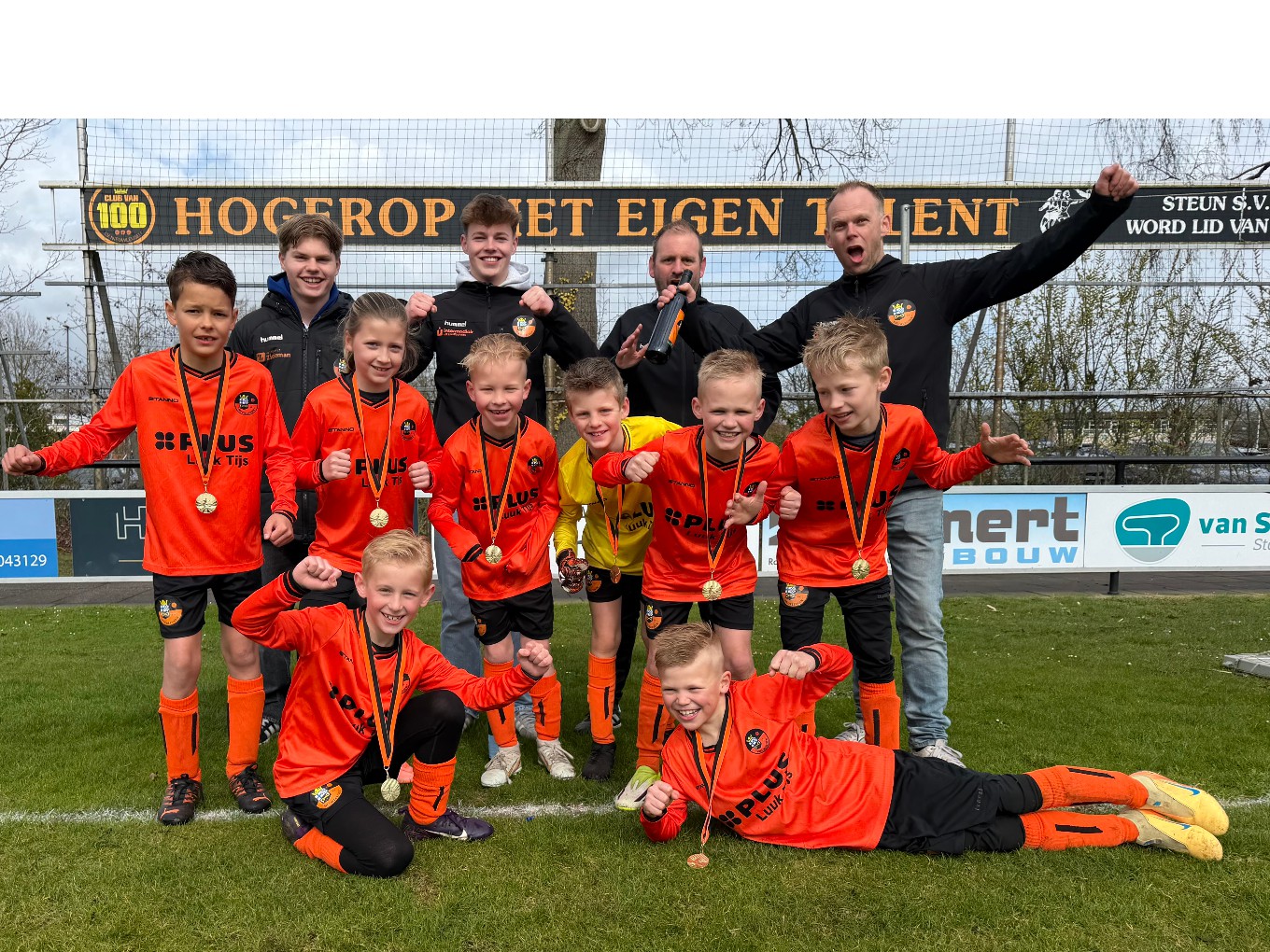 Team S.V. Nieuwleusen JO9-1. Eigen foto S.V. Nieuwleusen.