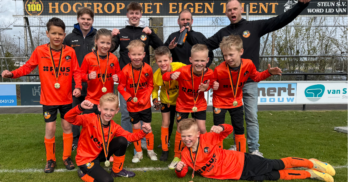 S.V. Nieuwleusen team JO9-1 kampioen