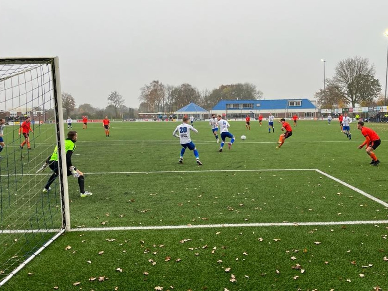 S.V. Nieuwleusen pakt eerste periode na gelijkspel in Den Ham