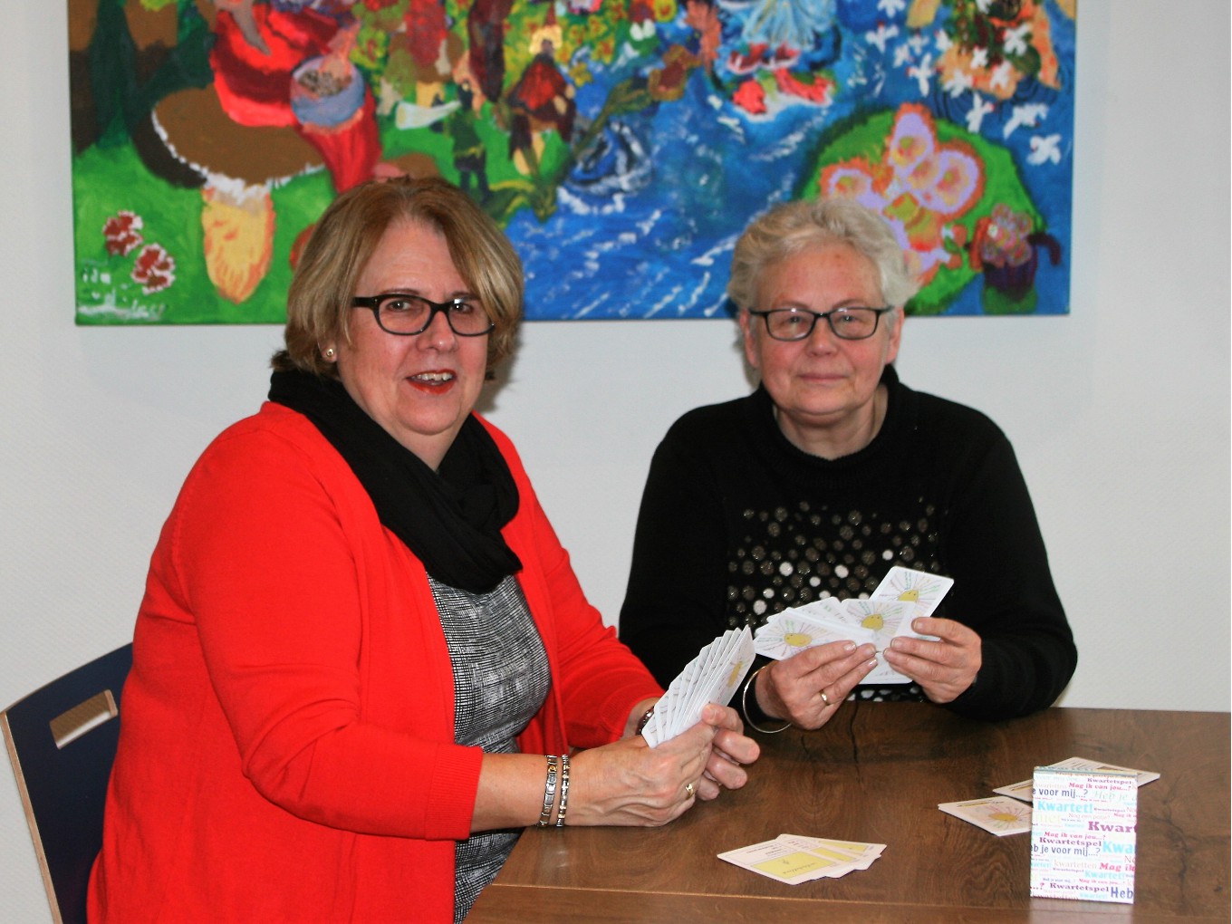 Nieuwleuser dames ontwerpen handschrift-kwartet