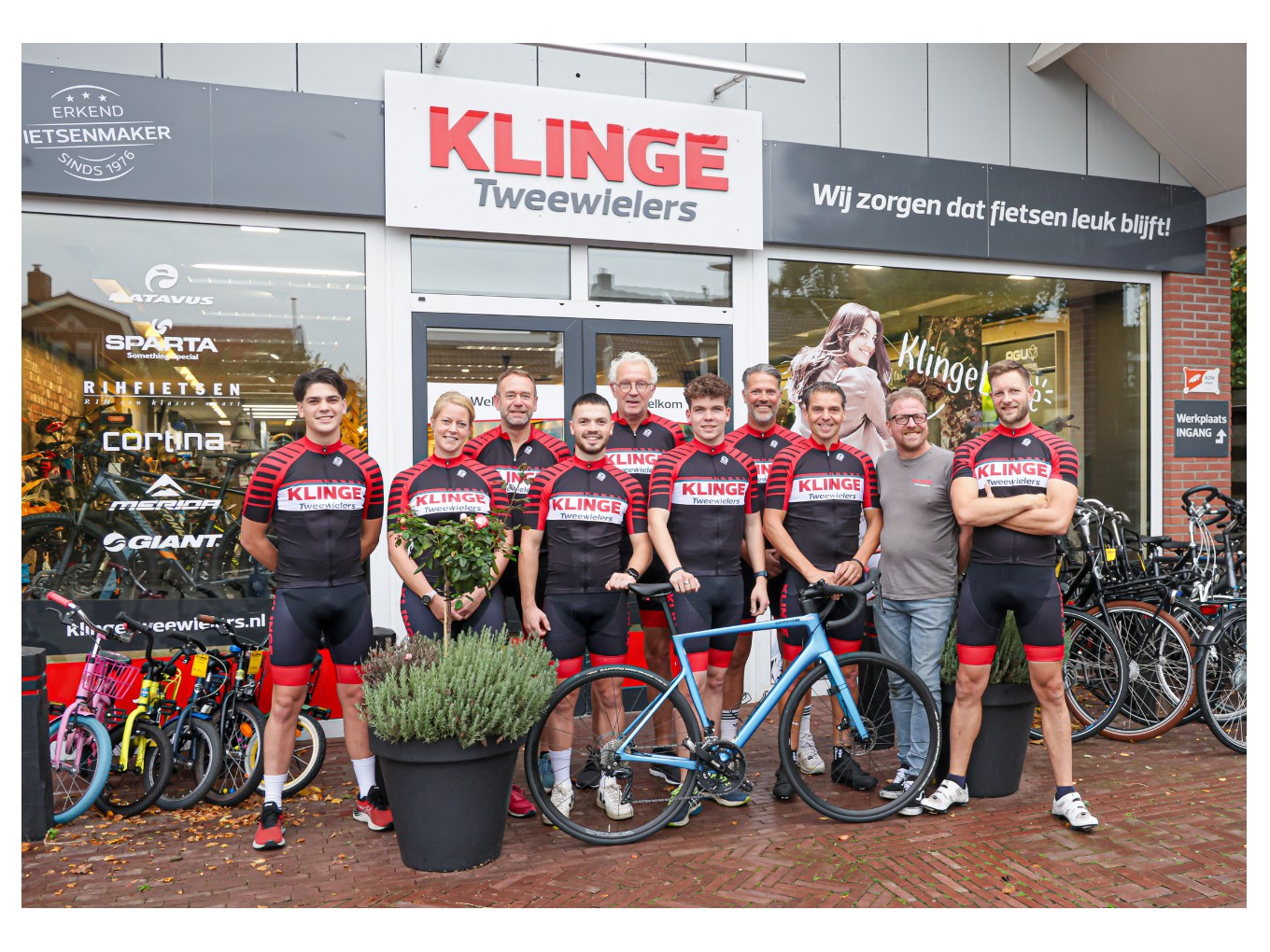 Klinge Tweewielers hoofdsponsor Team D211 voor Alpe d’HuZes