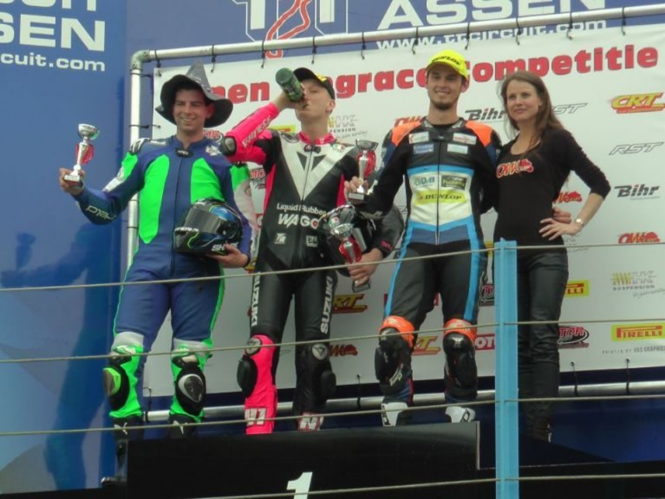 Danny van der Sluis van Start racing Nieuwleusen weer op podium