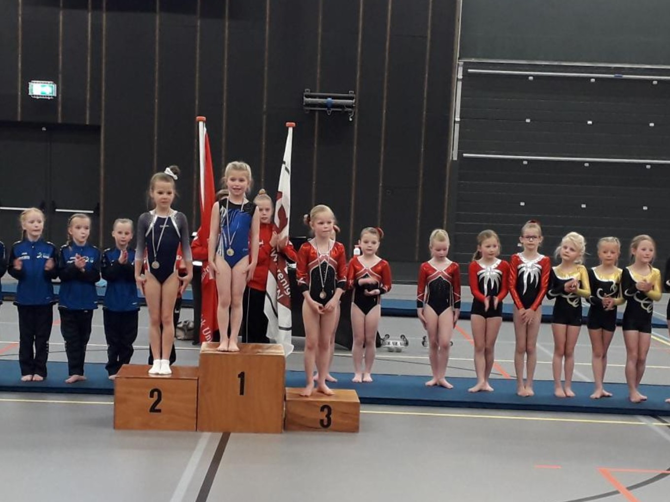 Derde plaats voor turnster Joann Knol van Gymnastiekvereniging Nieuwleusen