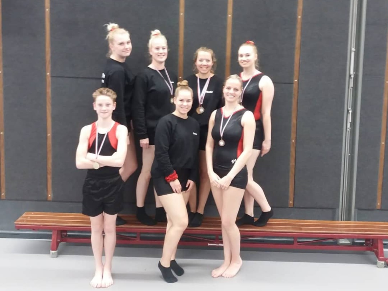 Medailleregen voor Gymnastiekvereniging Nieuwleusen