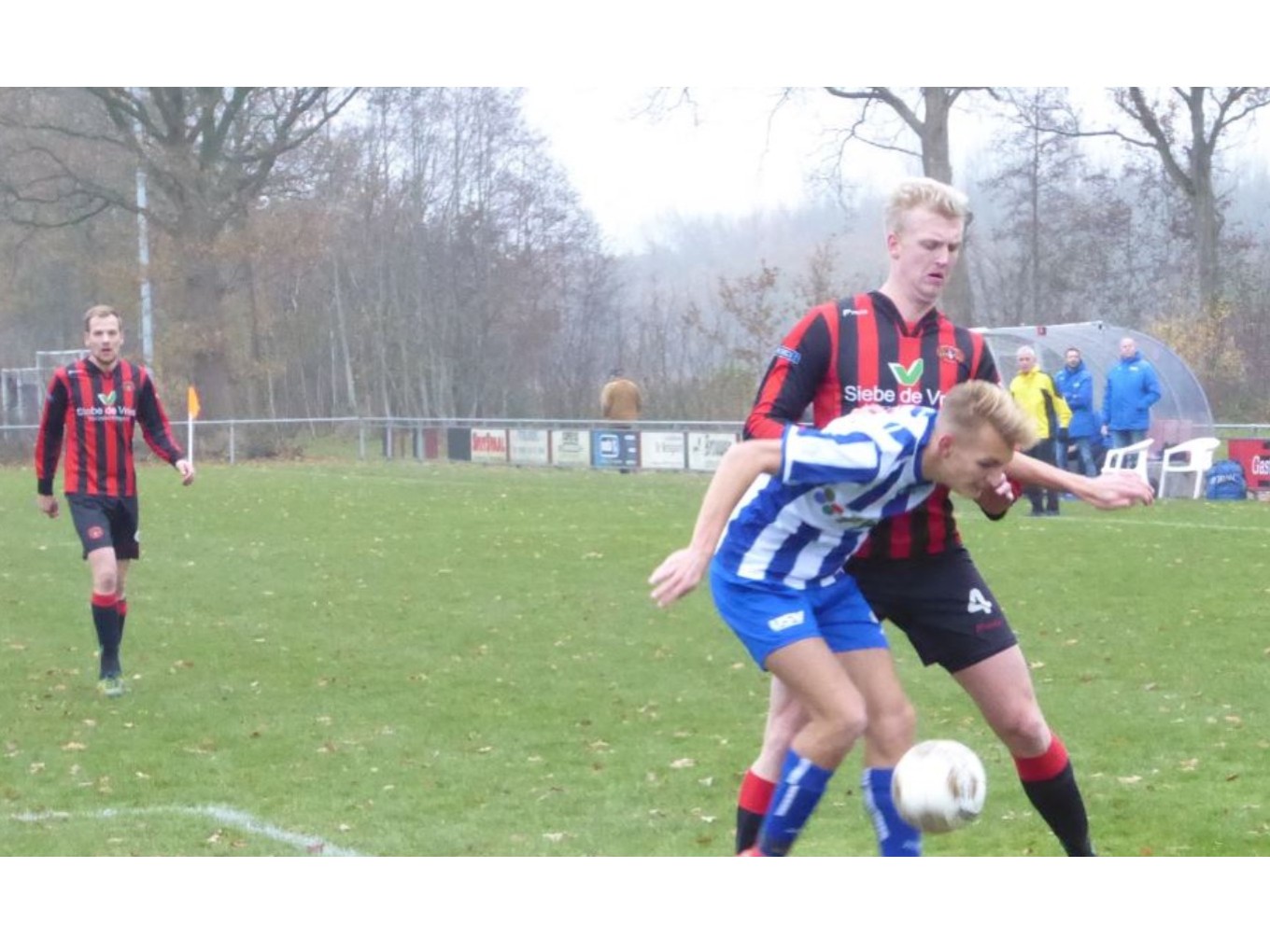 USV viert overwinning bij Read Swart