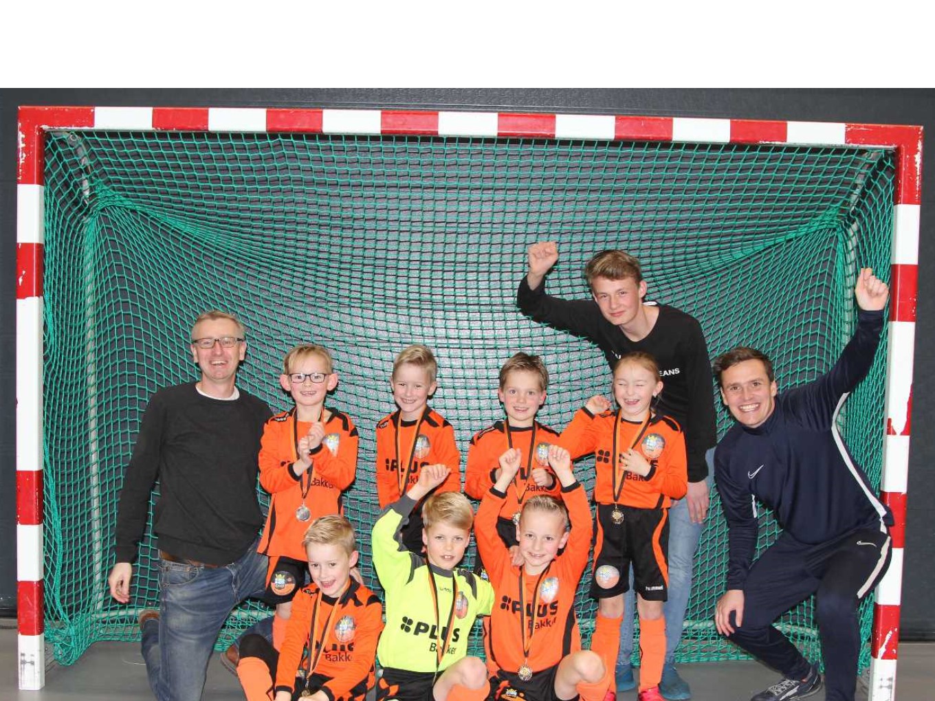 S.V. Nieuwleusen JO8-1 kampioen in de zaal