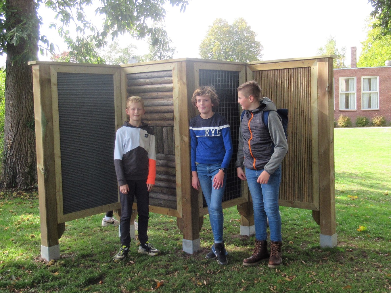 Leerlingen ontwerpen voelwand in Polhaar–Oost in Dalfsen