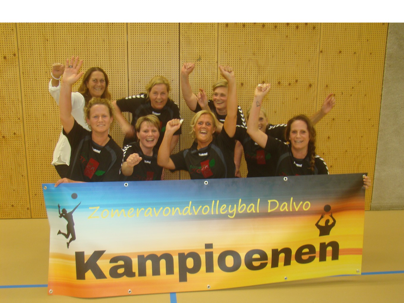 Winnaars Dalvo zomeravondvolleybaltoernooi