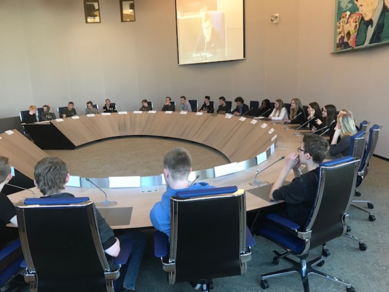Jongeren van Agnieten College Nieuwleusen voeren boeiend politiek debat