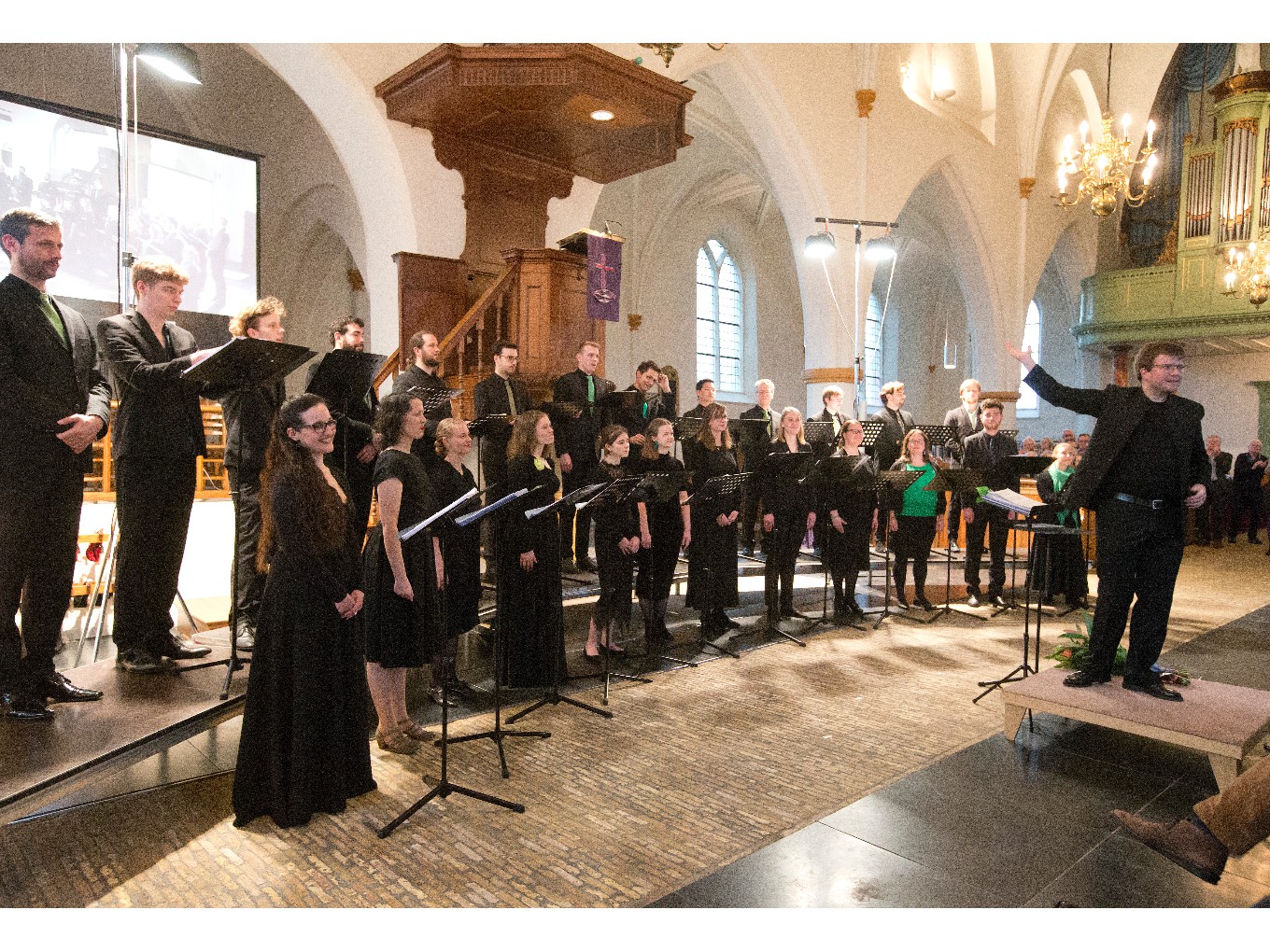 Meesters en Gezellen naar Grote kerk Dalfsen