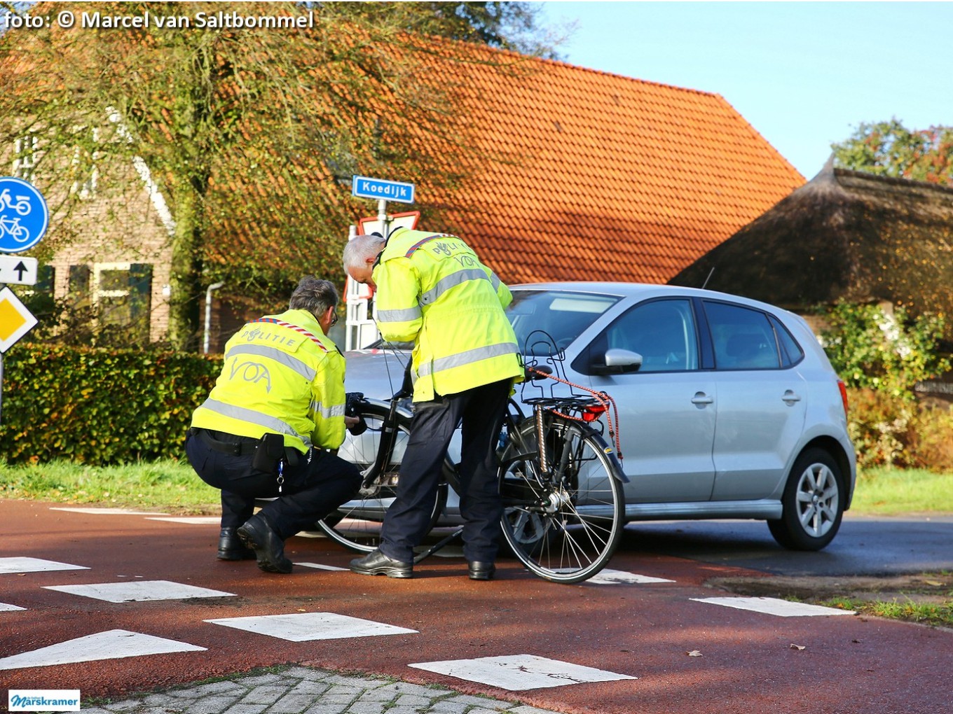 Verkeersongeval Westeinde-Koedijk Nieuwleusen