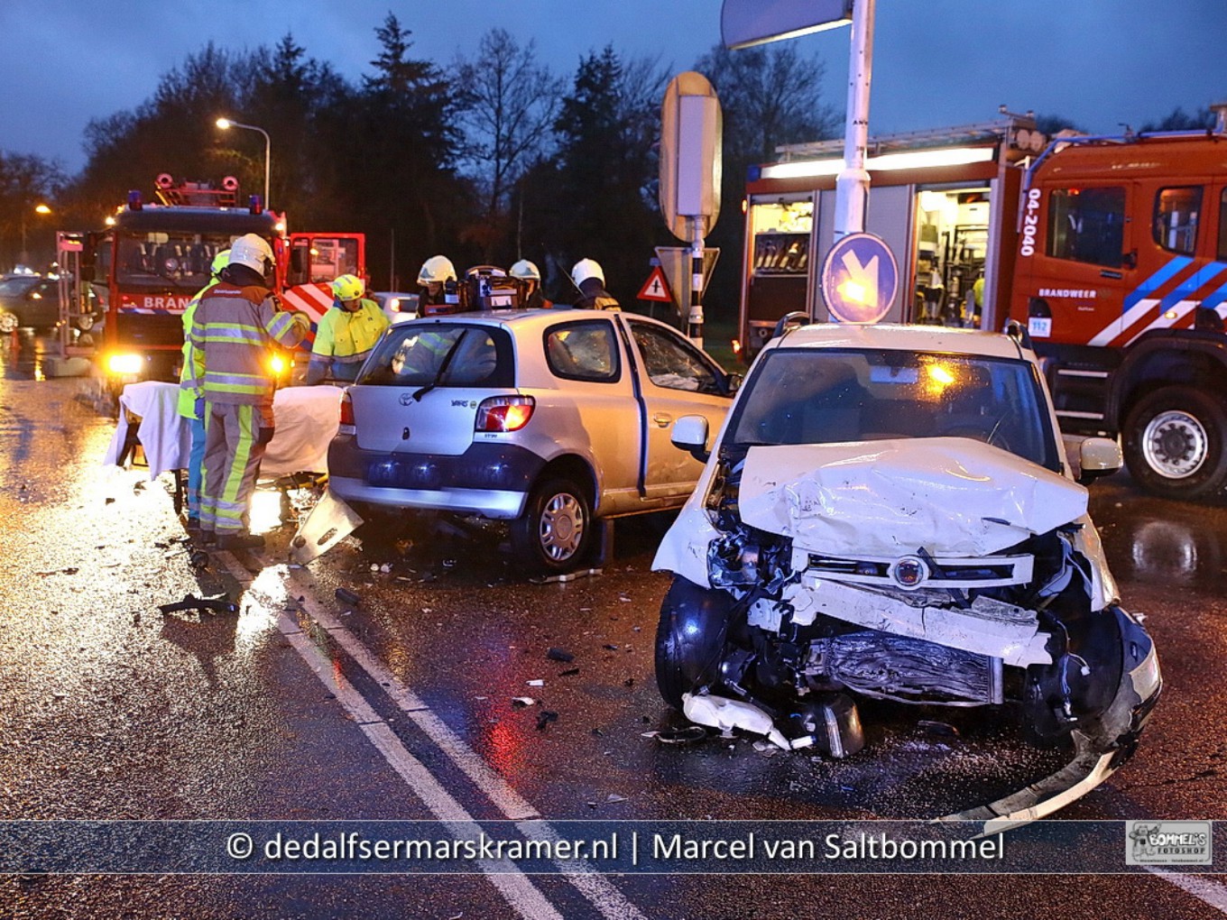 Ongeval met letsel op kruispunt in Dalfsen