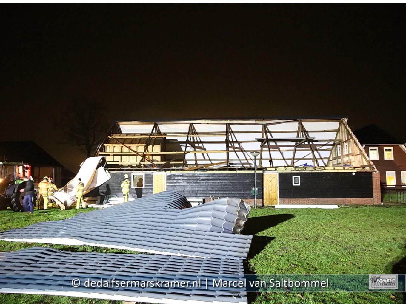 Kleine windhoos zorgt voor enorm veel schade