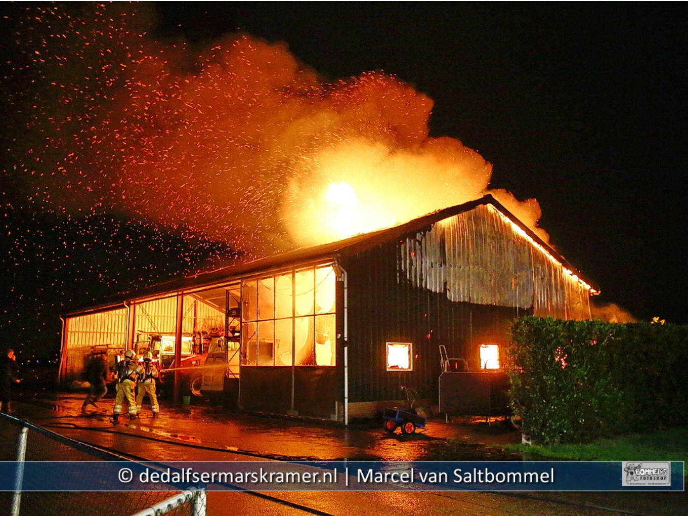 Uitslaande brand Vriescheweg Punthorst