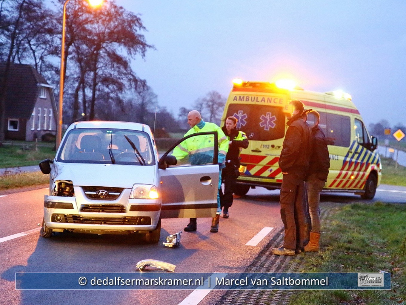 Ongeval met letsel op Westeinde N758 Nieuwleusen