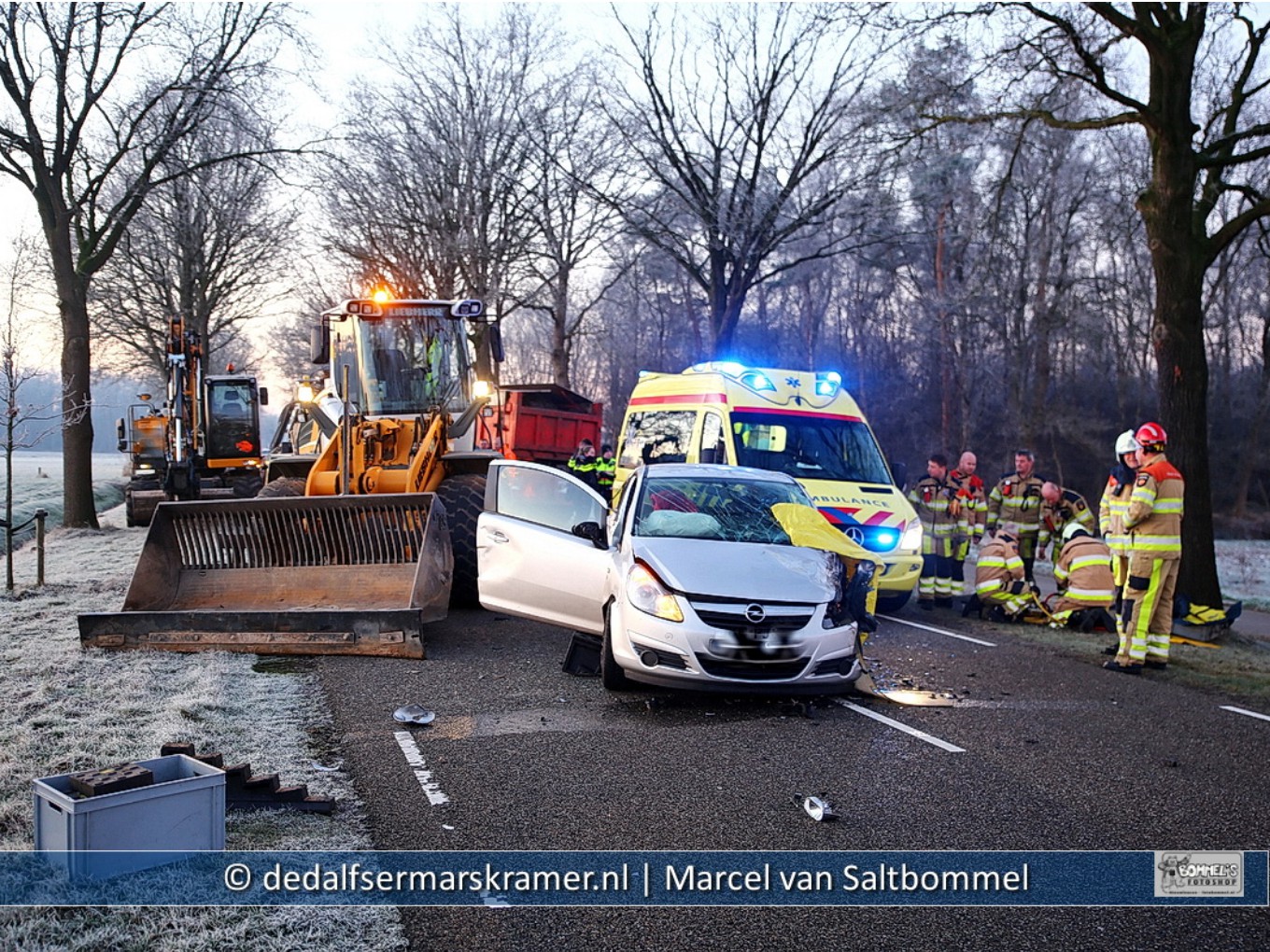 Ernstige aanrijding Dedemsweg in Dalfsen