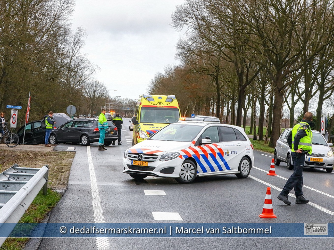 Aanrijding op de oversteek N348 - Twentseweg Lemelerveld