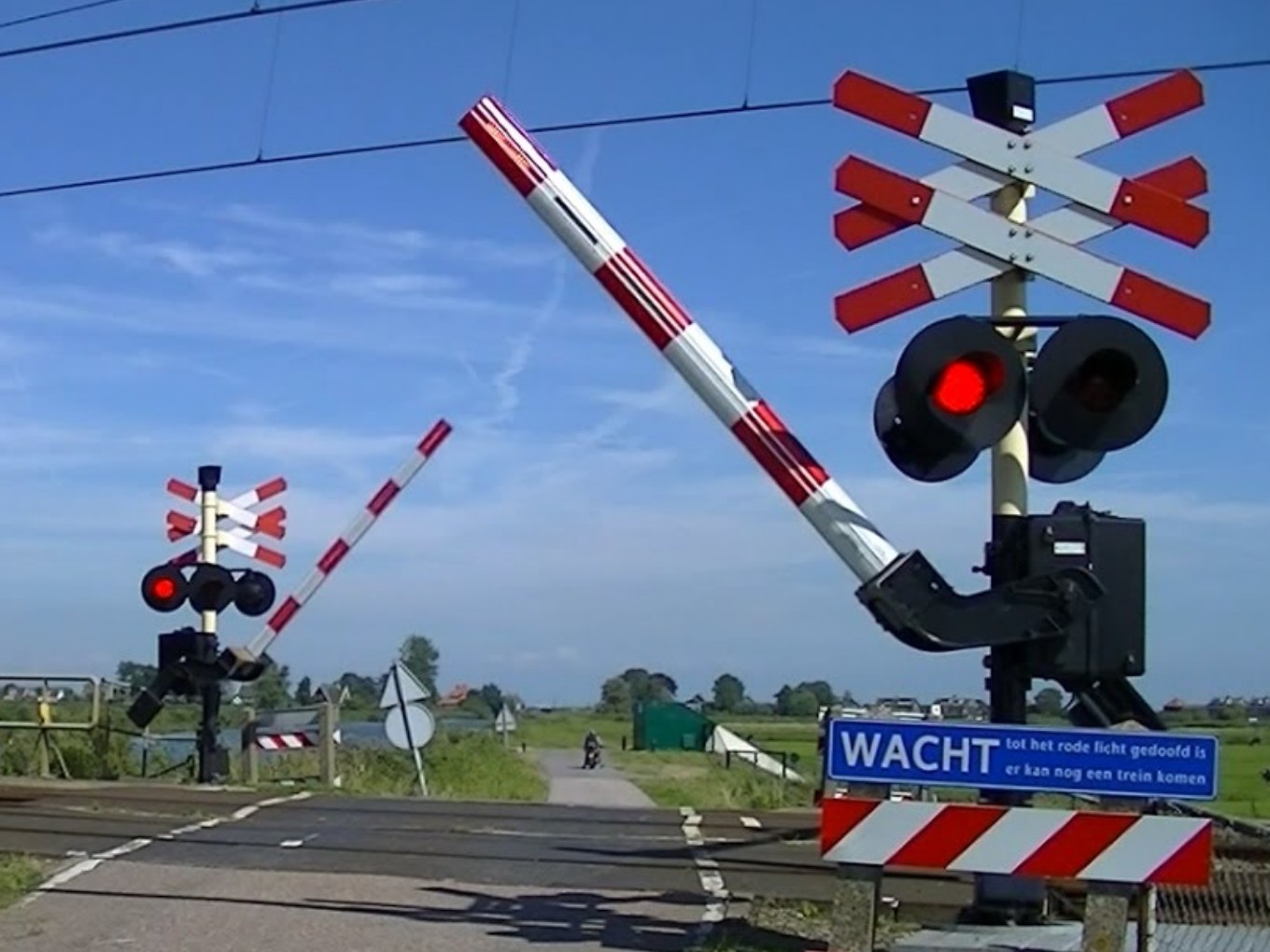 Spoorwegovergang Westeinde tijdelijk afgesloten
