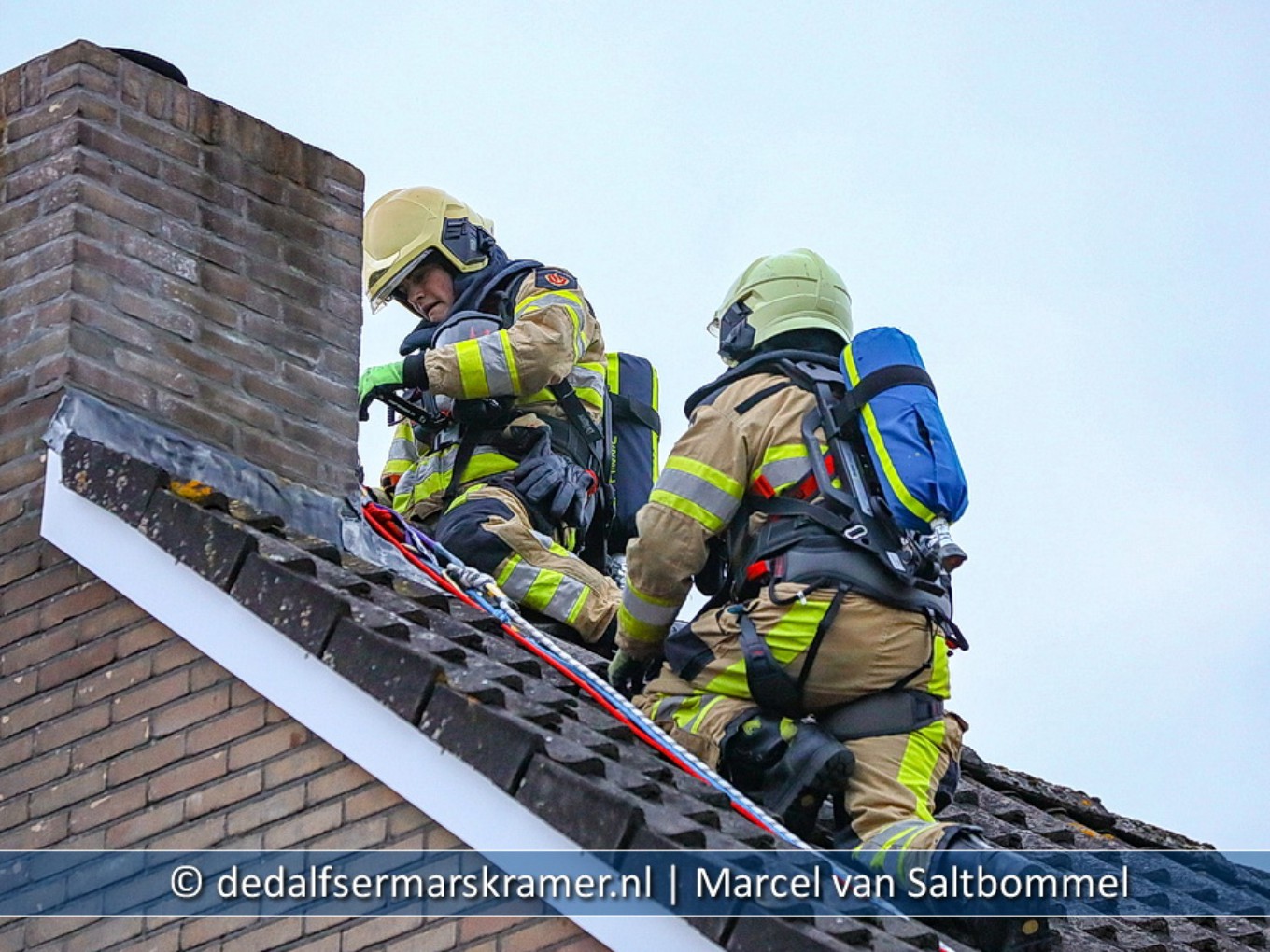 Schoorsteenbrand Kon. Wilhelminalaan Nieuwleusen