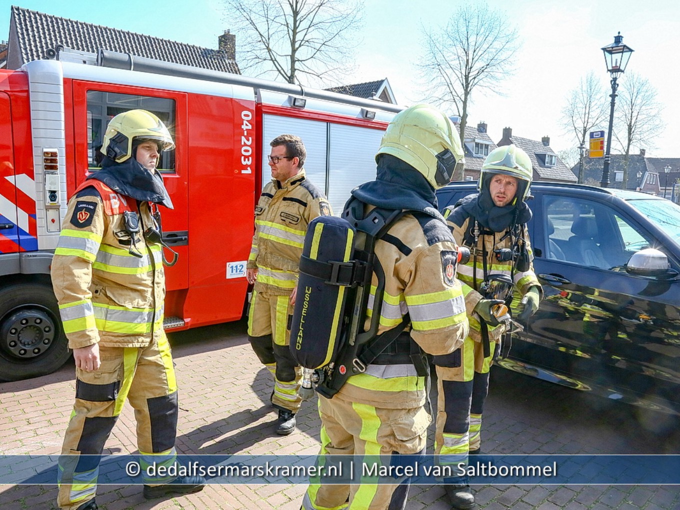 Brandweer rukt uit voor 'vreemde lucht' in Nieuwleusen