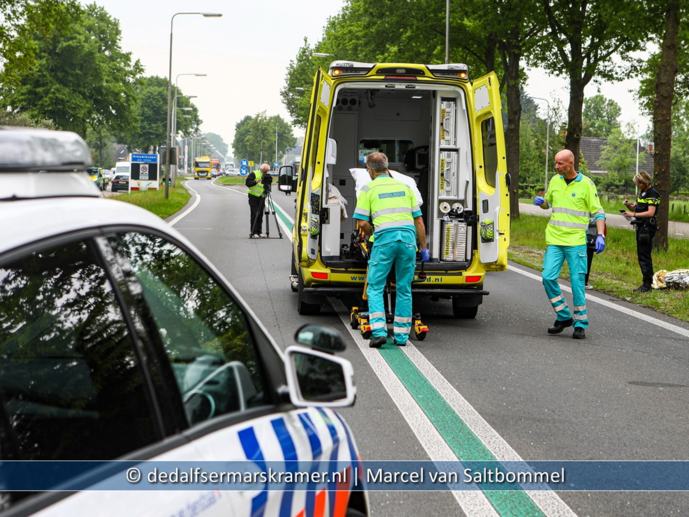 Automobiliste gewond na ongeval op N377 bij Nieuwleusen