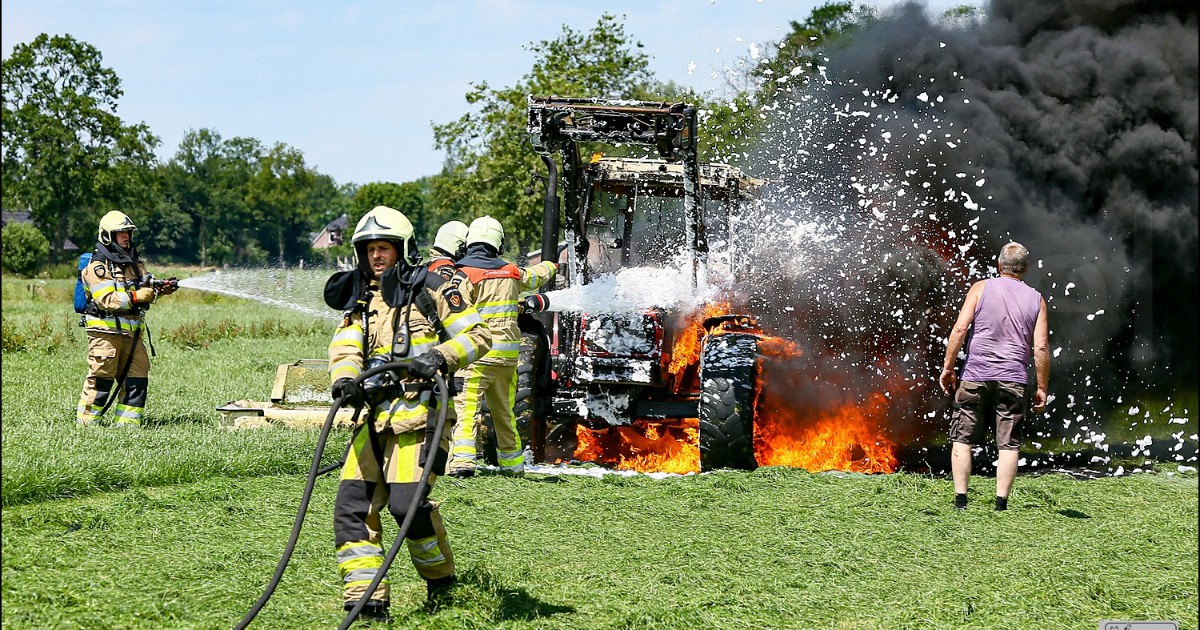 Tractorbrand Woestenweg Vinkenbuurt