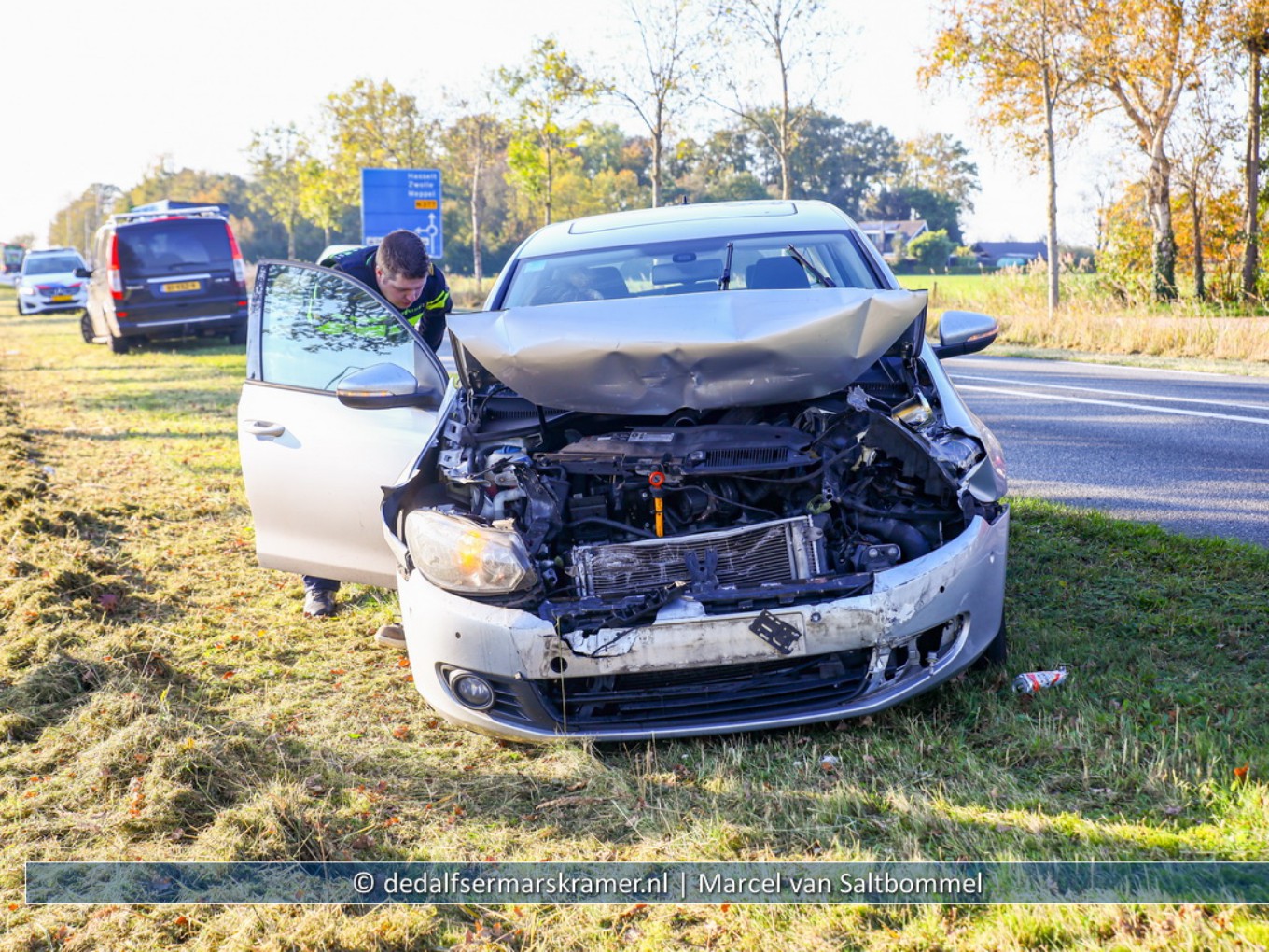 Ongeval op de N377 in Nieuwleusen