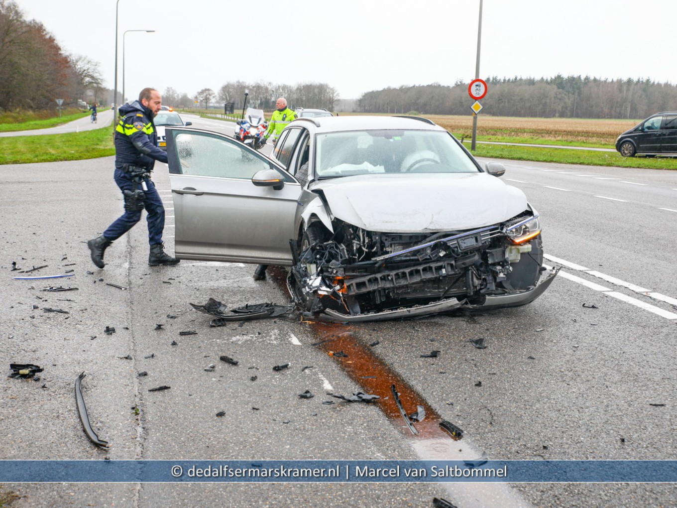 Ongeval met letsel N340 Hessenweg - Veldweg