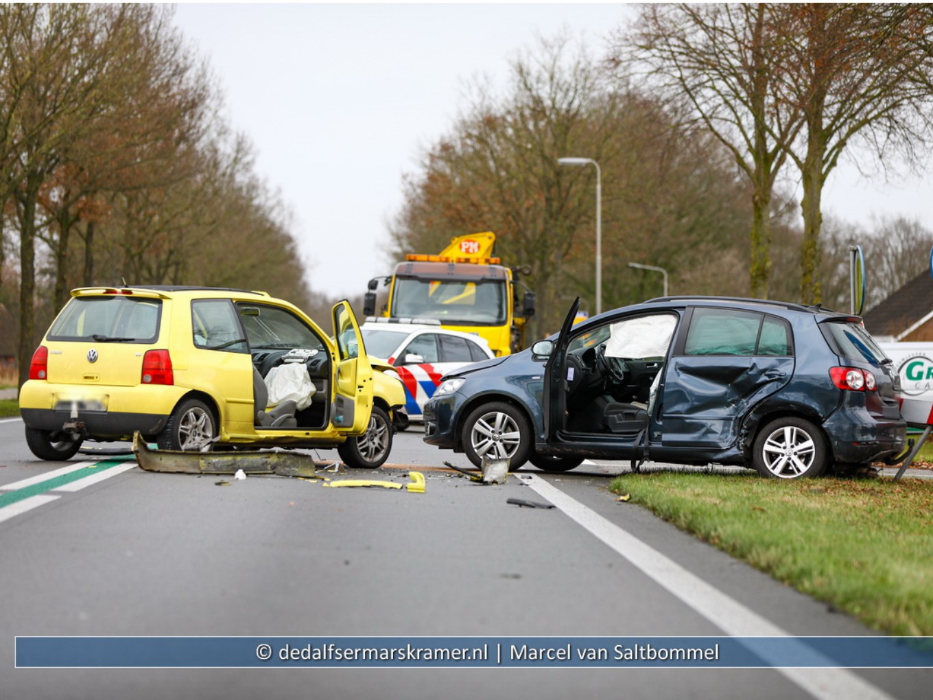 Ongeval met letsel N377 Nieuwleusen