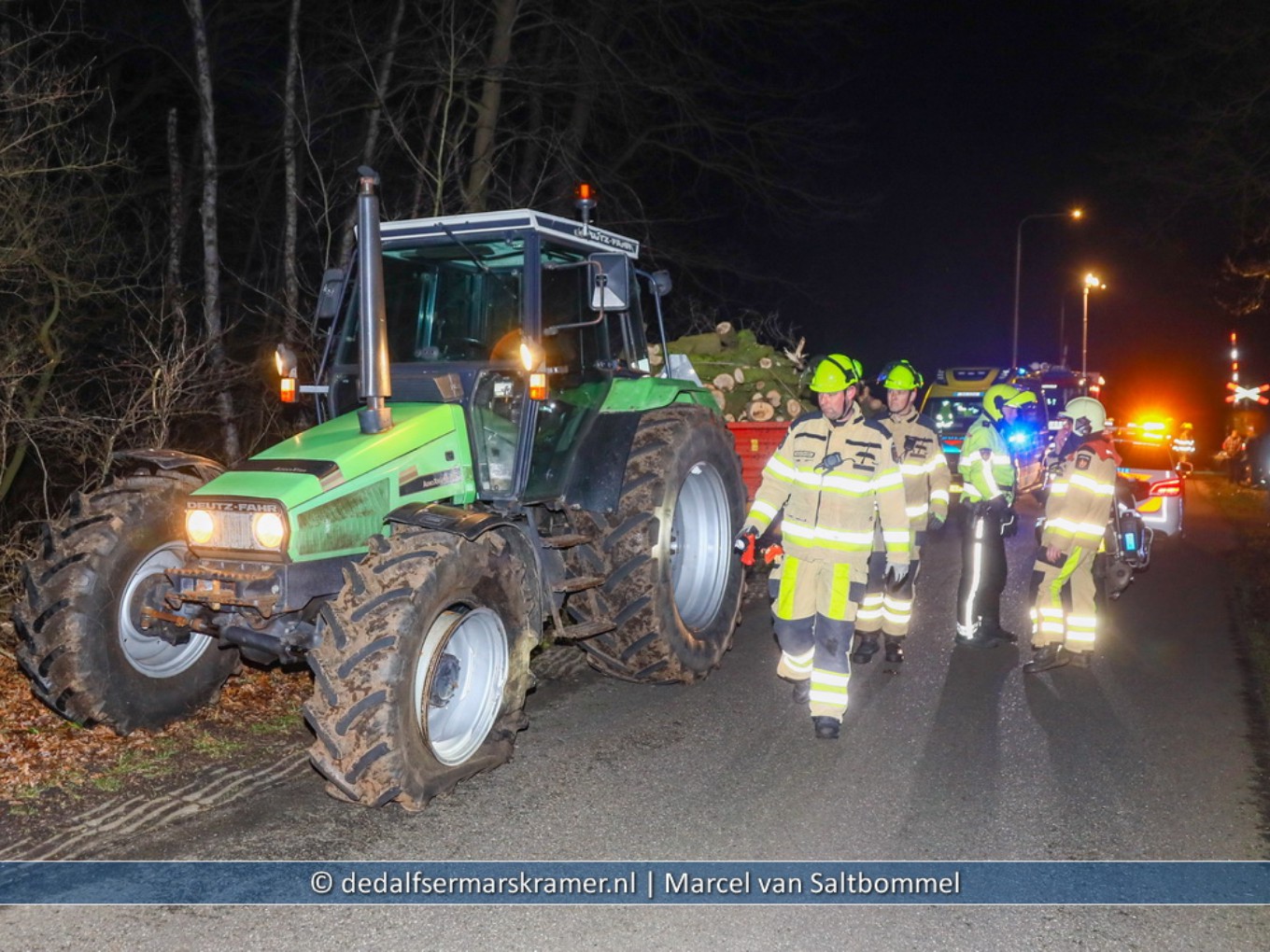 Ongeval tussen personenauto en tractor