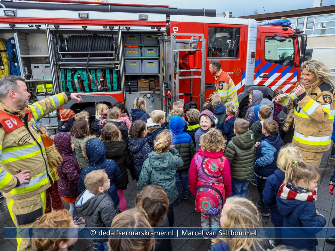 Beroepenthema aanleiding voor brandweer op school
