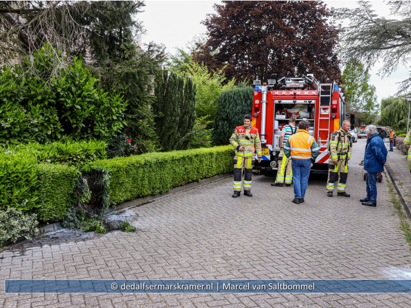 Brandje na onkruidverbranding Merellaan Nieuwleusen