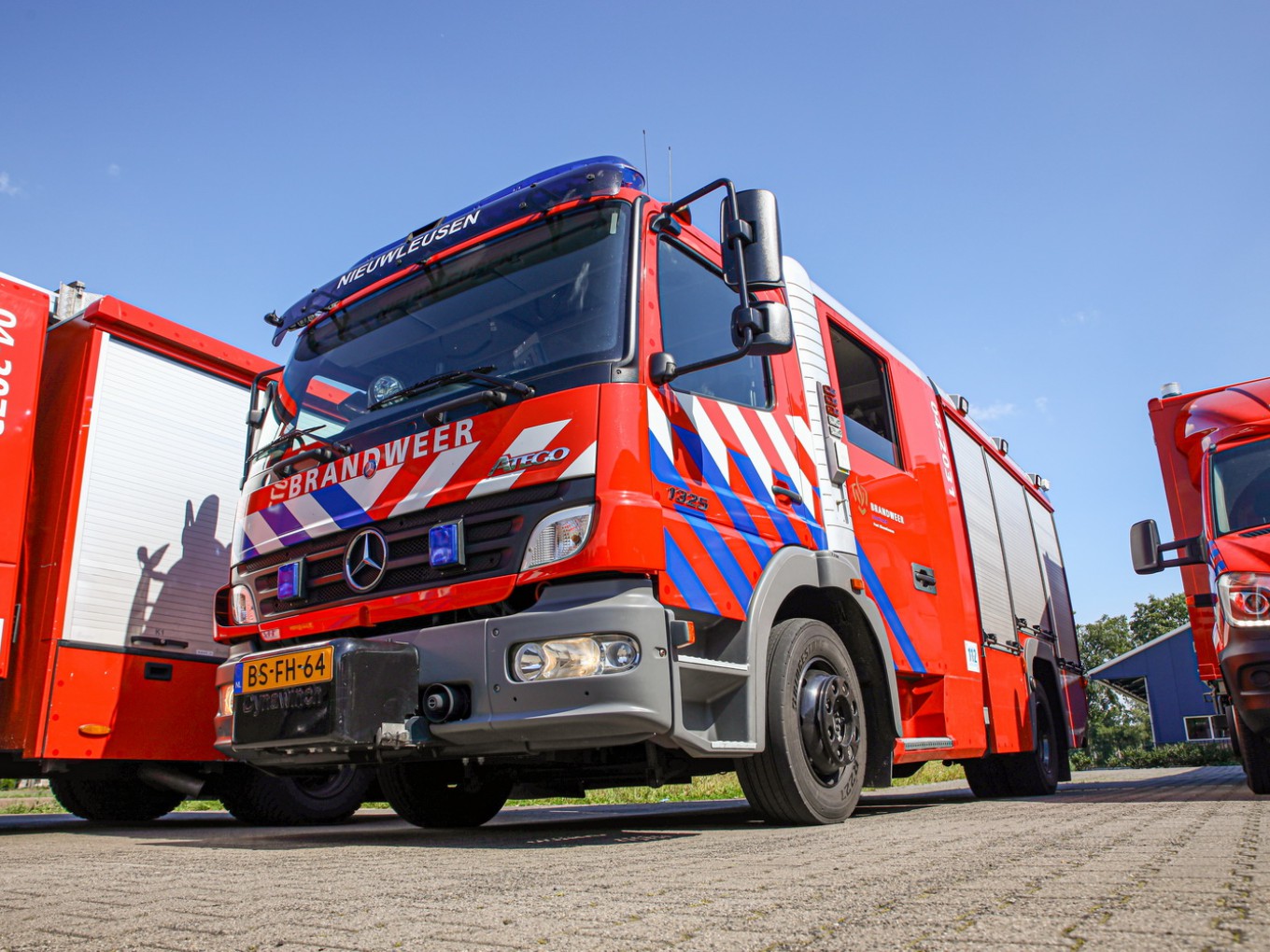 Overdracht nieuwe brandweerauto