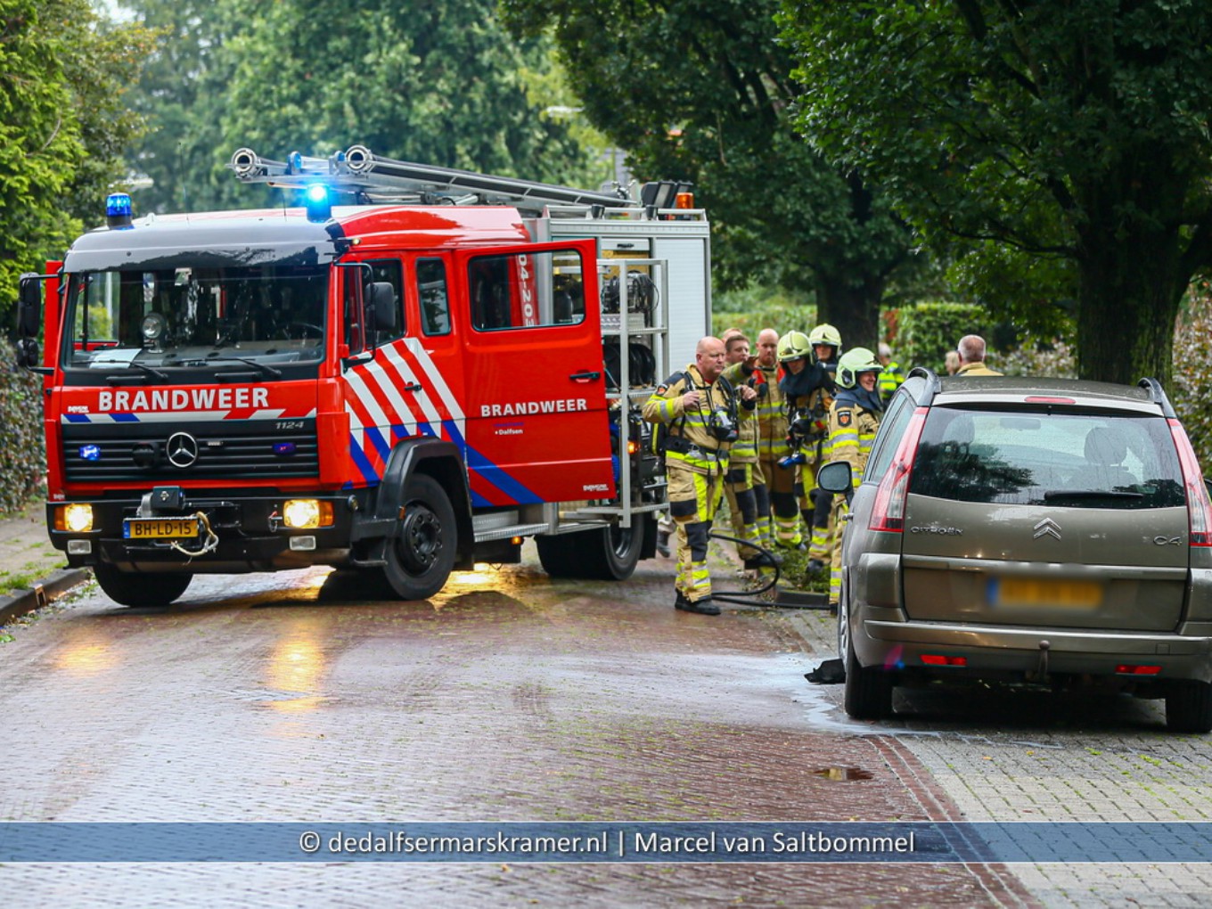 Autobrand in Dalfsen