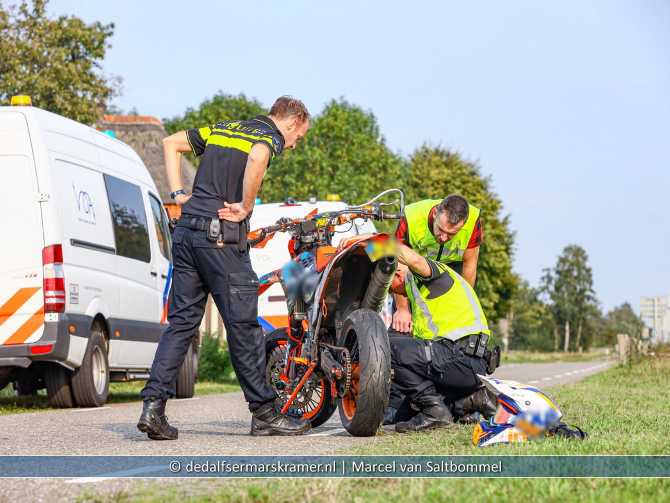 Motorrijder ernstig gewond bij ongeval Hessenweg N340
