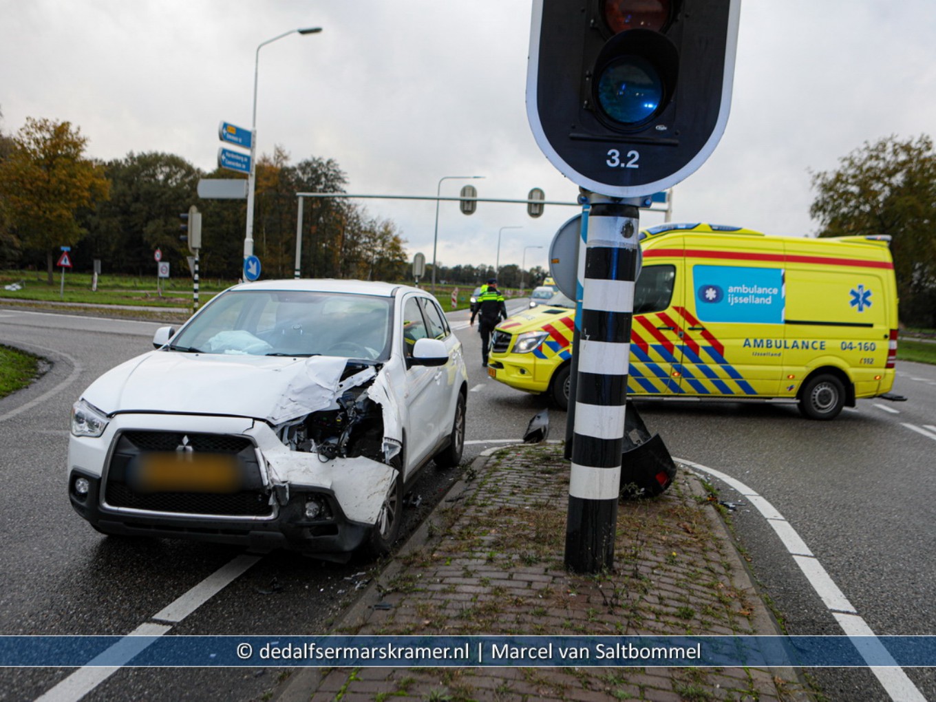 Ongeval kruising Dedemsweg - Hessenweg in Dalfsen