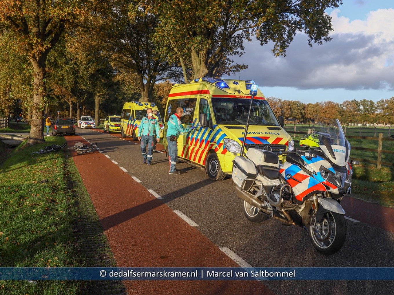 Ernstig ongeval met fietsers Welsummerweg Dalfsen