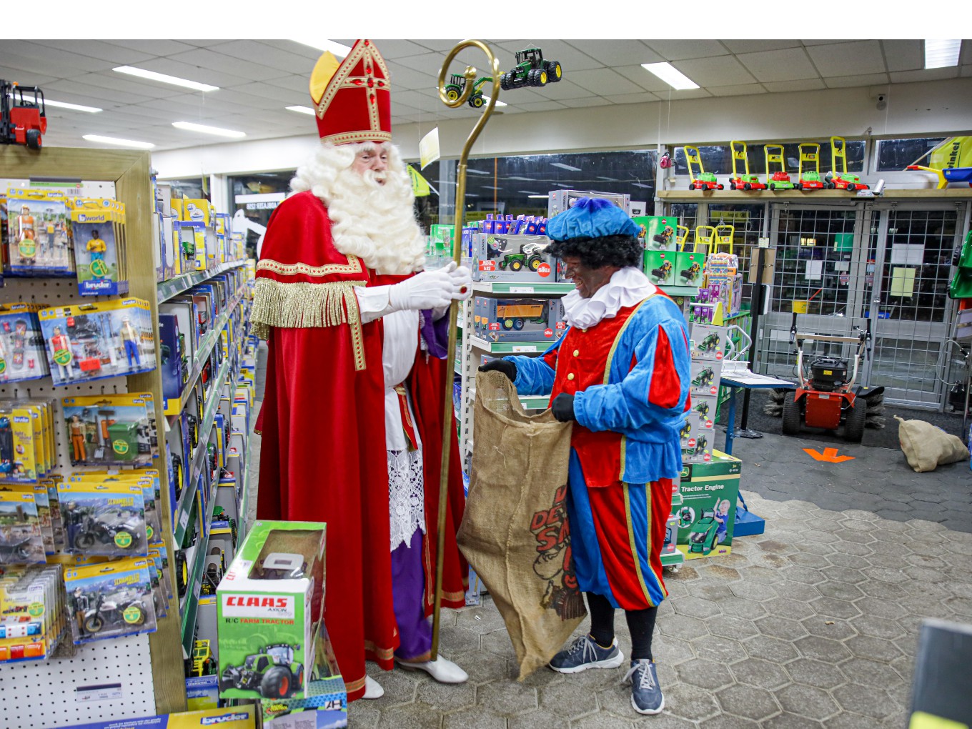 Het geheime bezoek van Sinterklaas aan Nieuwleusen