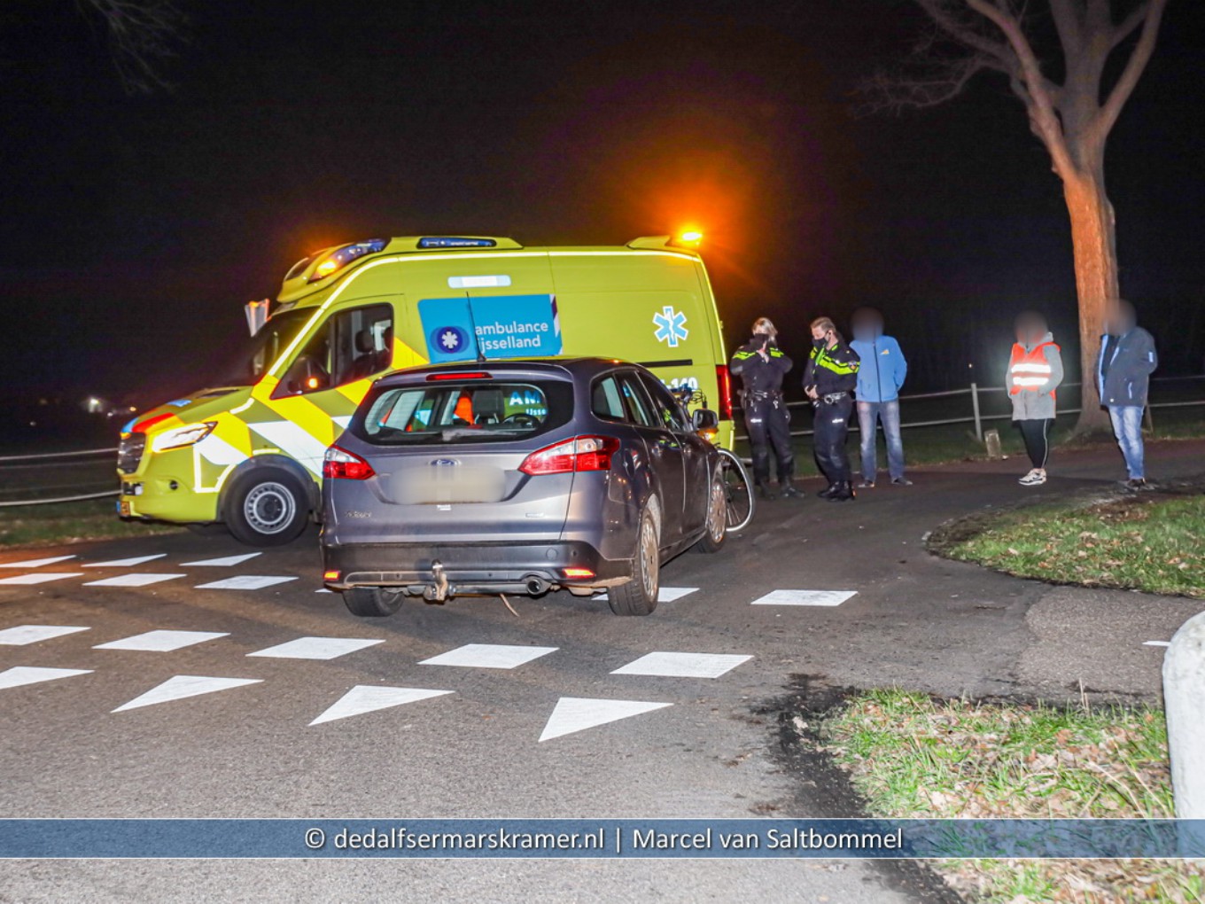 Aanrijding auto met fietser in Dalfsen
