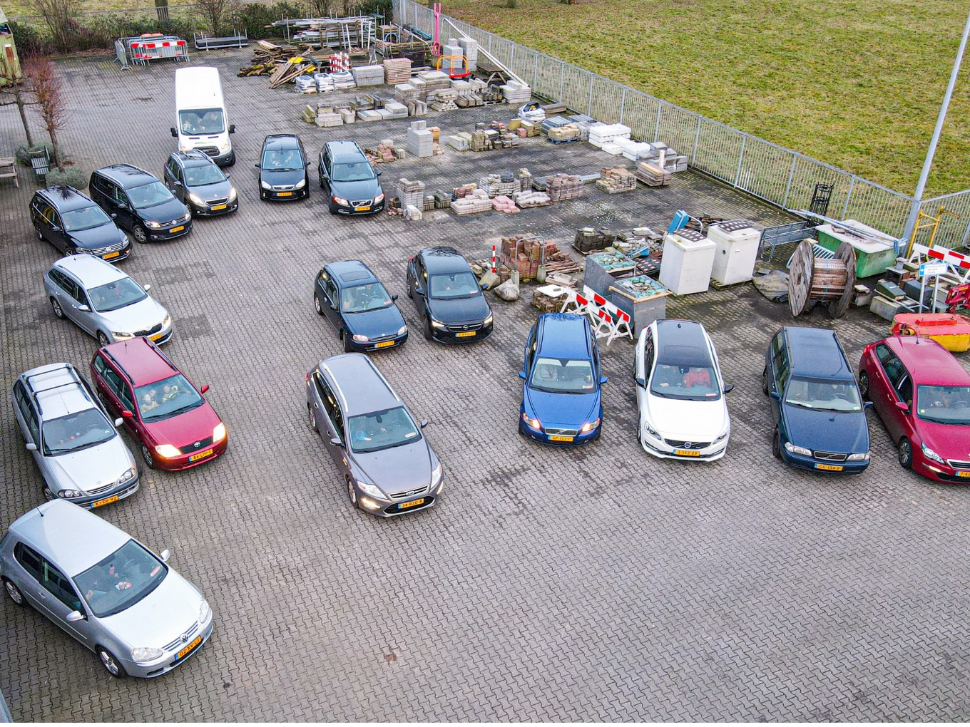 Drive-in bioscoop voor de Brandweer Nieuwleusen